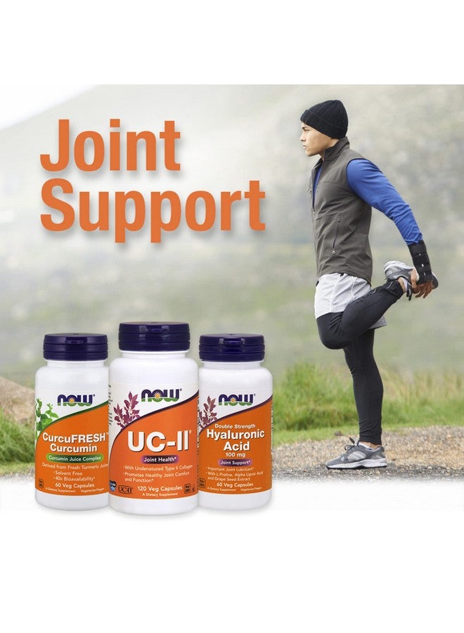 now Supplements Hyaluronic Acid 100 Mg Double Strength With L Proline Alpha Lipoic Acid And Grape Seed Extract 120 Veg Capsules - Image 5