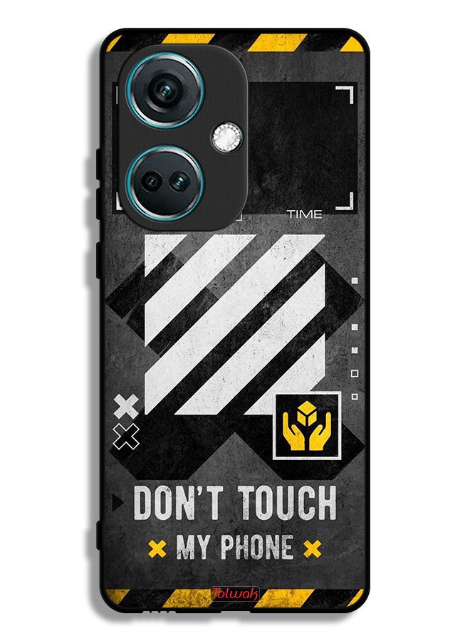 Tolwak OnePlus Nord CE3 Protective Case Cover Do Not Touch My Phone - Image 1