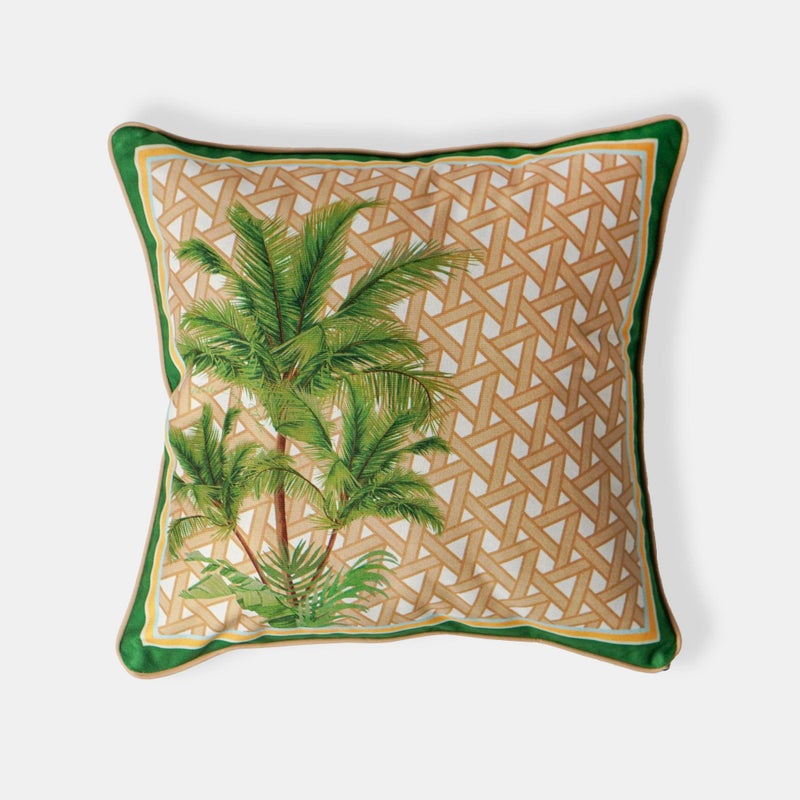 VITELLI DESIGN STUDIO Hazeran Palm Throw Pillow Cover - Image 1