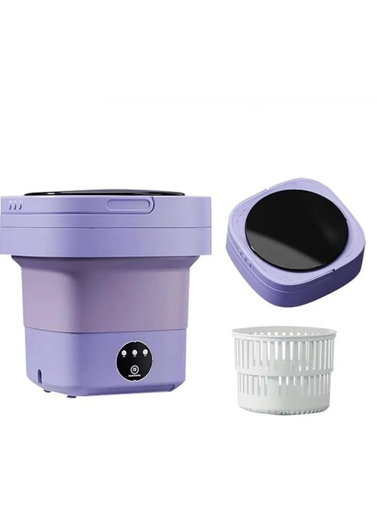 Generic Mini Portable Washing Machine Foldable Compact Washer for Travel & Small Apartments – Mini Washer for Underwear & Baby Clothes – Energy and Water Saving – Multicolor - Image 2