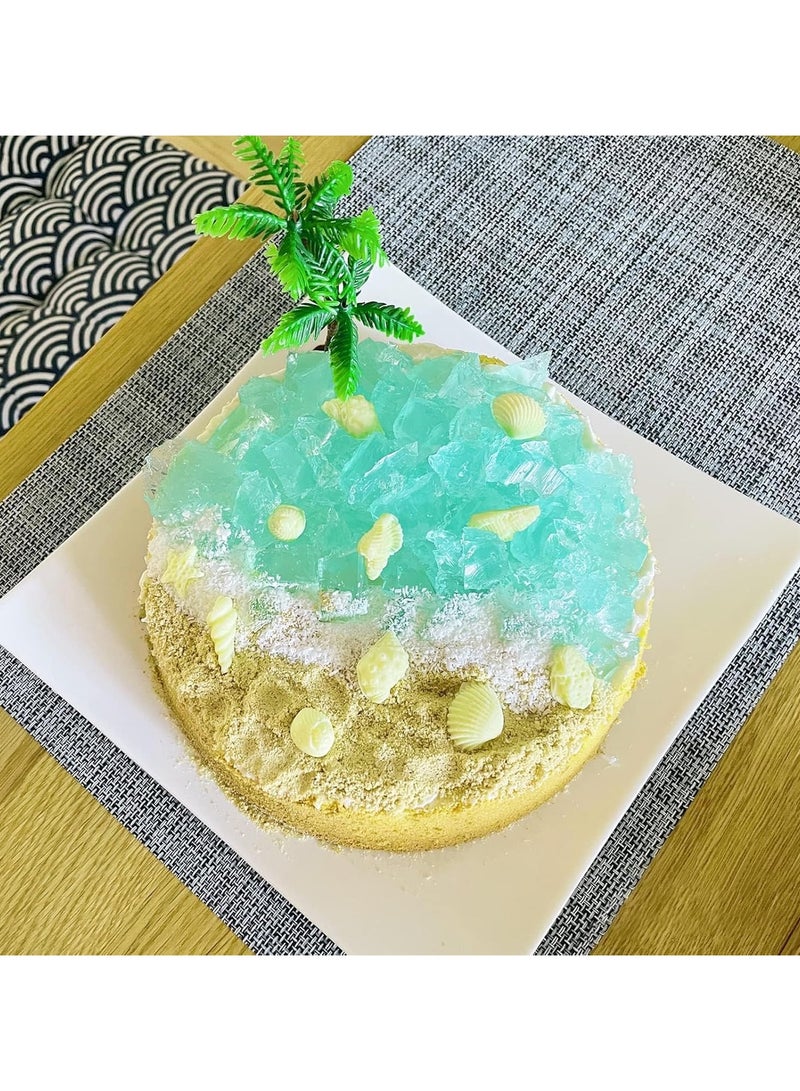 general 3 Pieces Ocean Themed Silicone Fondant Moulds, Shell Conch Starfish Coral Baking Moulds for DIY Ocean Cake Decorating, Chocolate, Candy and Polymer Clay Making - Image 3