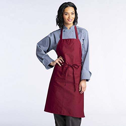 Uncommon Threads mens Restaurant Bib Apron, Black, One Size US - Image 3