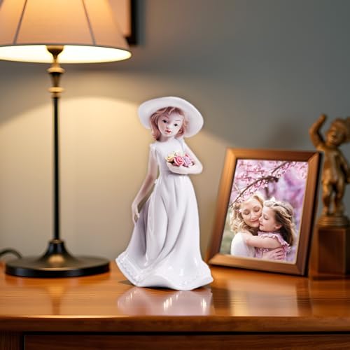 MTME Porcelain Figurine, Thinking of You, Memorabilia, Wedding Gifts, Statue Home Decor - Image 3