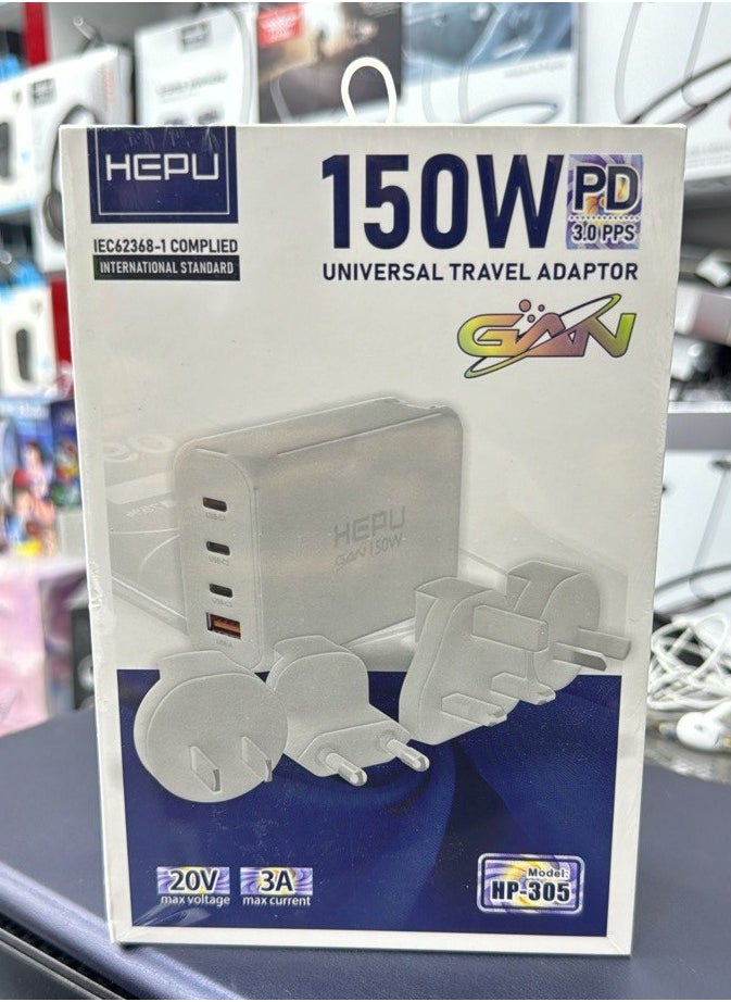 HEPU HP305 Universal Travel Adapter 150w 