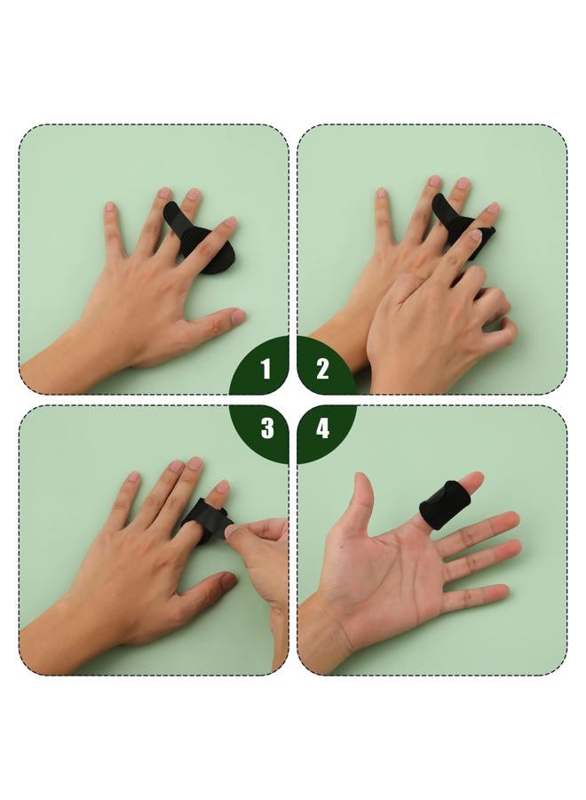 AIEX 5pcs Finger Splints, Finger Straightening Brace for Arthritis Finger Support for Trigger Broken and Strained Fingers (5 Colors) - Image 3