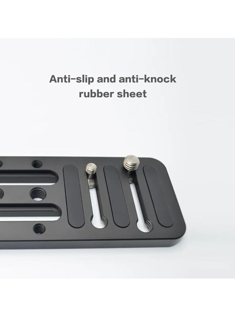 SOLARAE L Camera Bracket, Vertical Horizontal Switching Tripod Quick Release Plate Universal for DSLR Camera for Canon for Nikon for Sony for DJI for Osmo for Ronin for Zhiyun Stabilizer Tripod Monopod - Image 5