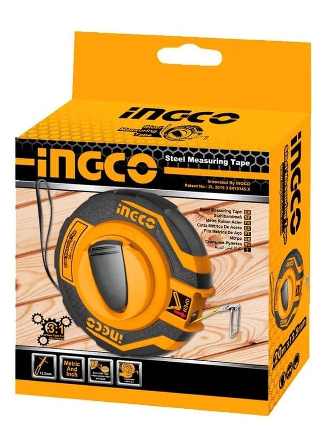 INGCO INGCO Tape Measure (20m Wide. 12.5mm Measurement) - Image 1