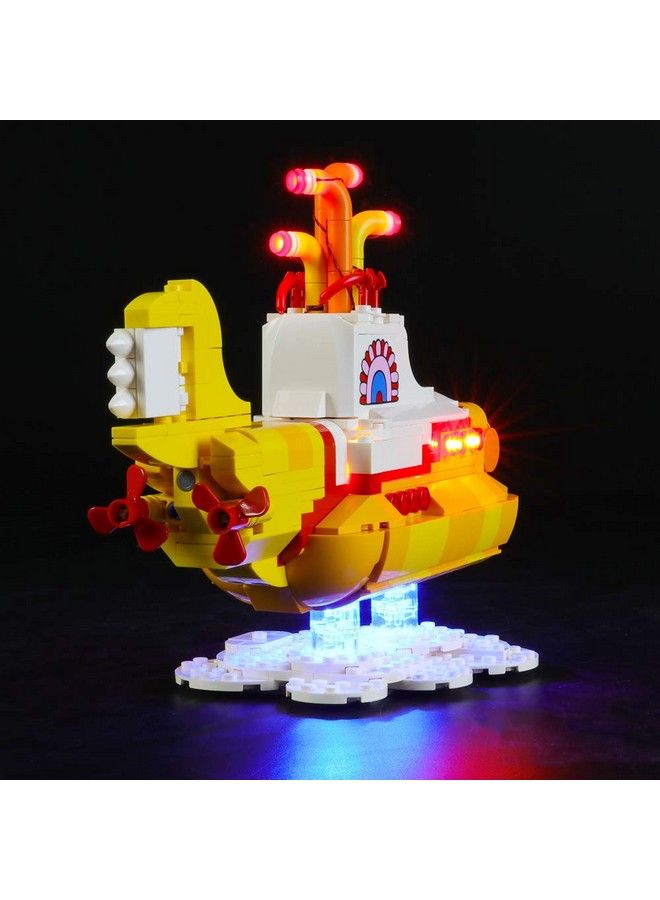 BRIKSMAX Led Lighting Kit For Yellow Submarine Compatible With Lego 21306 Building Blocks Model Not Include The Lego Set - Image 4