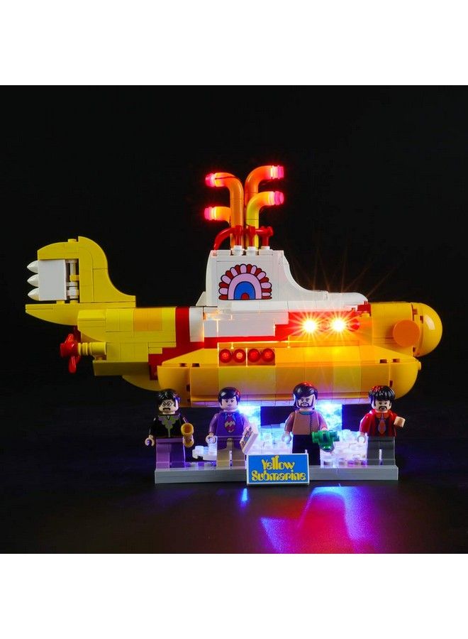 BRIKSMAX Led Lighting Kit For Yellow Submarine Compatible With Lego 21306 Building Blocks Model Not Include The Lego Set - Image 3