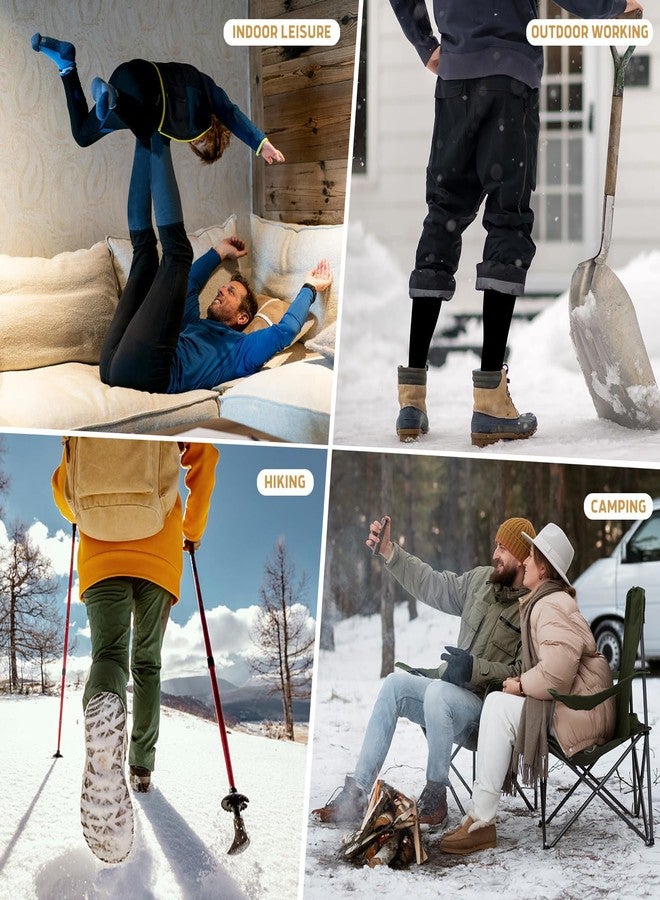 FuelMeFoot Warm Knee High Socks For Men - Thermal Cotton Socks For Hiking, Work, Winter, Gifts - Image 5