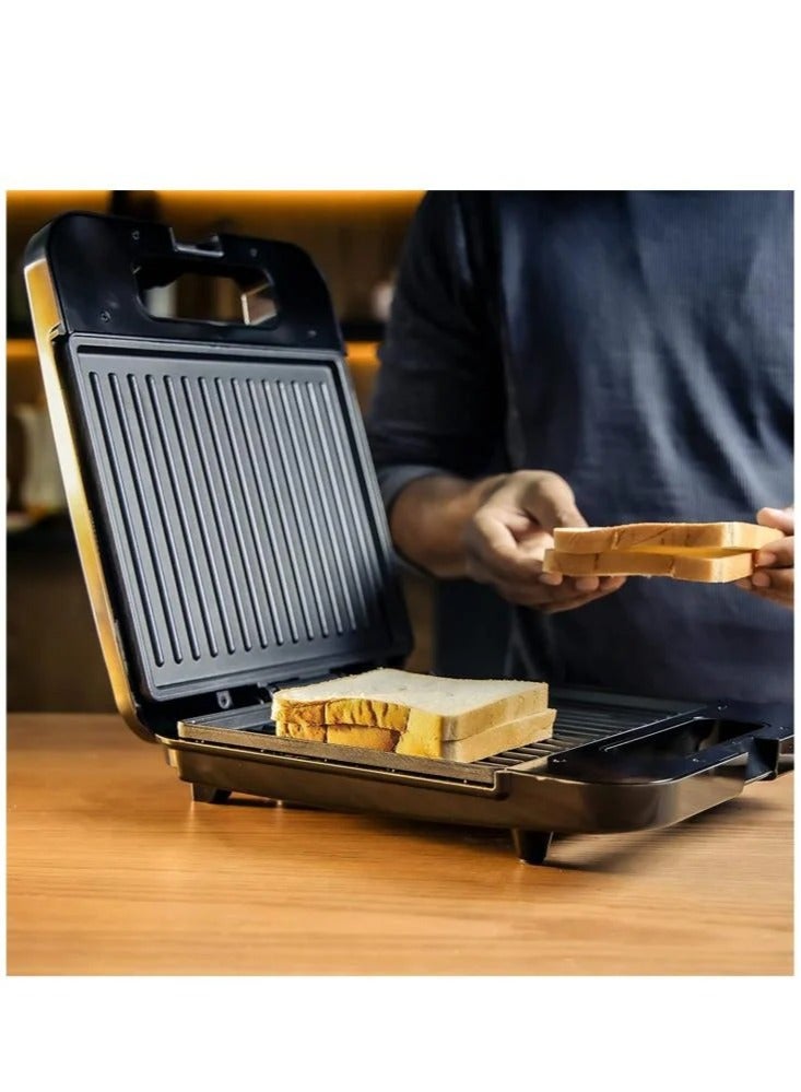 REFURA 4 Slice Grill and Sandwich Maker with Dual Indicator, Temperature Control 1400W RE-911 - Image 3