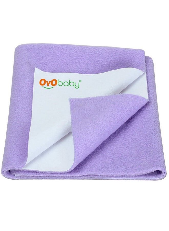 OYO BABY ملاءة سريعة الجفاف ومضادة للماء للأطفال؛ وسادة سرير؛ ملاءة واقية لسرير الأطفال الصغار (صغير (50 سم × 70 سم) بنفسجي)  - Image 1