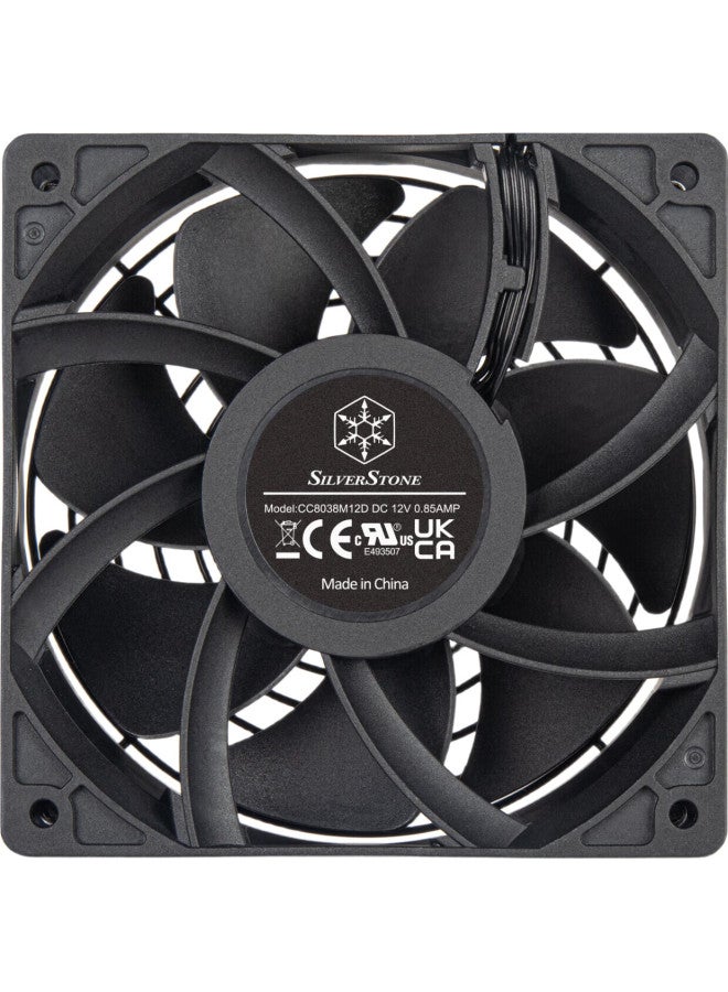 Silverstone Fhs120X 12Cm Industrial Fan (Dual Ball Bearing/Pwm Adjustable Speed/High Air Pressure/High Speed 4000Rpm) - Image 2
