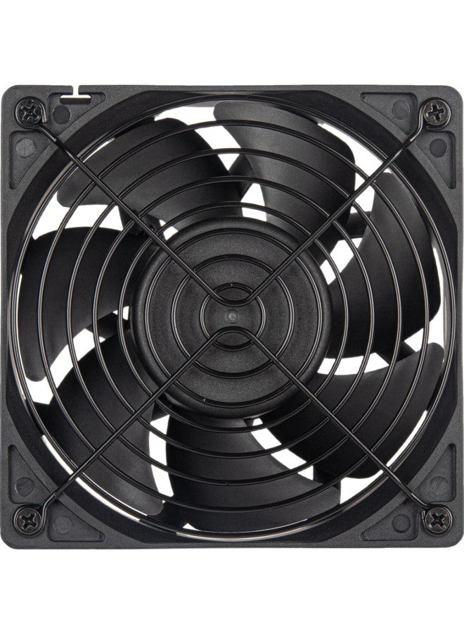 Silverstone Fhs120X 12Cm Industrial Fan (Dual Ball Bearing/Pwm Adjustable Speed/High Air Pressure/High Speed 4000Rpm) - Image 1