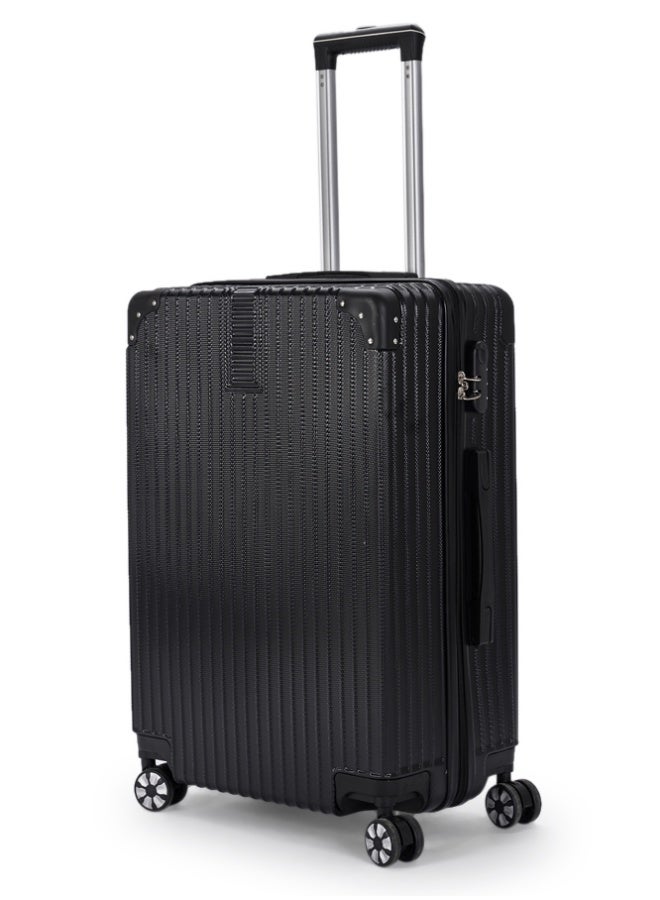 LIMRA Travel Bags 20-Inch Lightweight ABS Carry-On Luggage – 360° Spinner Wheels – Hard Shell Suitcase with Telescopic Handle Black - Image 1