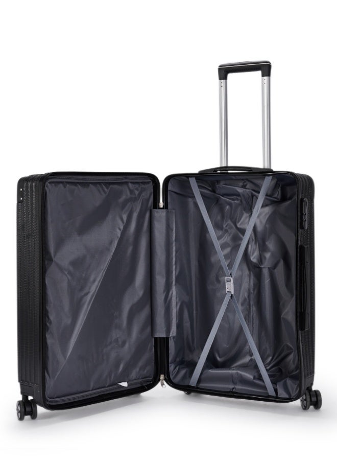 LIMRA Travel Bags 20-Inch Lightweight ABS Carry-On Luggage – 360° Spinner Wheels – Hard Shell Suitcase with Telescopic Handle Black - Image 5