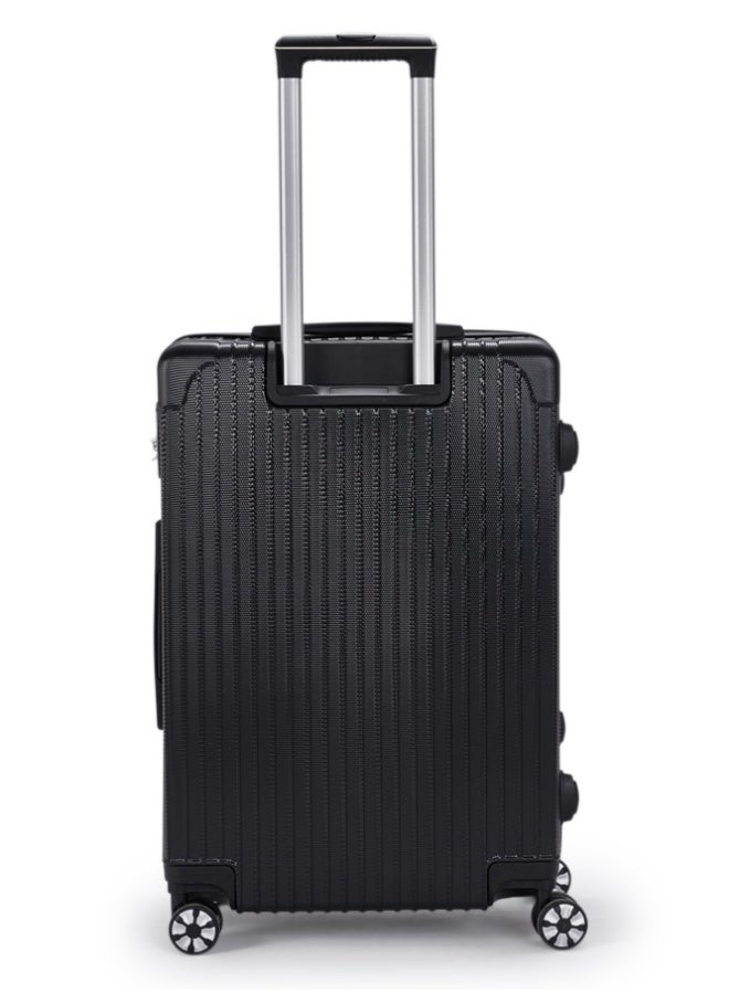 LIMRA Travel Bags 20-Inch Lightweight ABS Carry-On Luggage – 360° Spinner Wheels – Hard Shell Suitcase with Telescopic Handle Black - Image 3