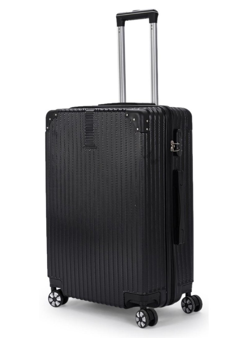 LIMRA Travel Bags 20-Inch Lightweight ABS Carry-On Luggage – 360° Spinner Wheels – Hard Shell Suitcase with Telescopic Handle Black - Image 1