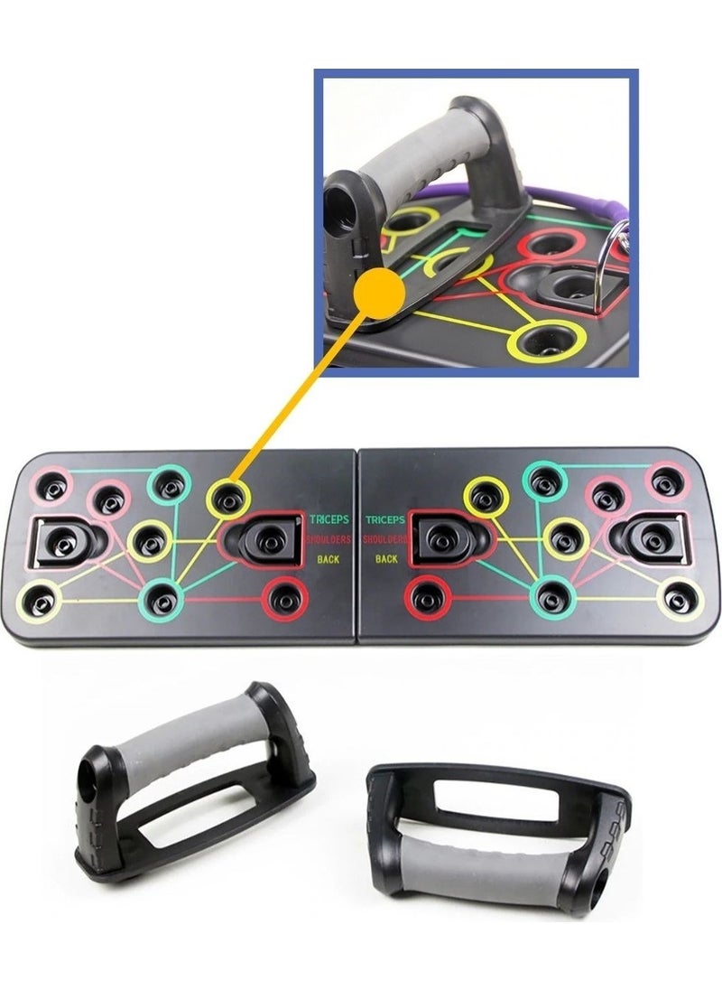 Buffer - Multi-Functional Foldable Push-Up Board Platform Fitness Sports Conditioning Device - Image 1