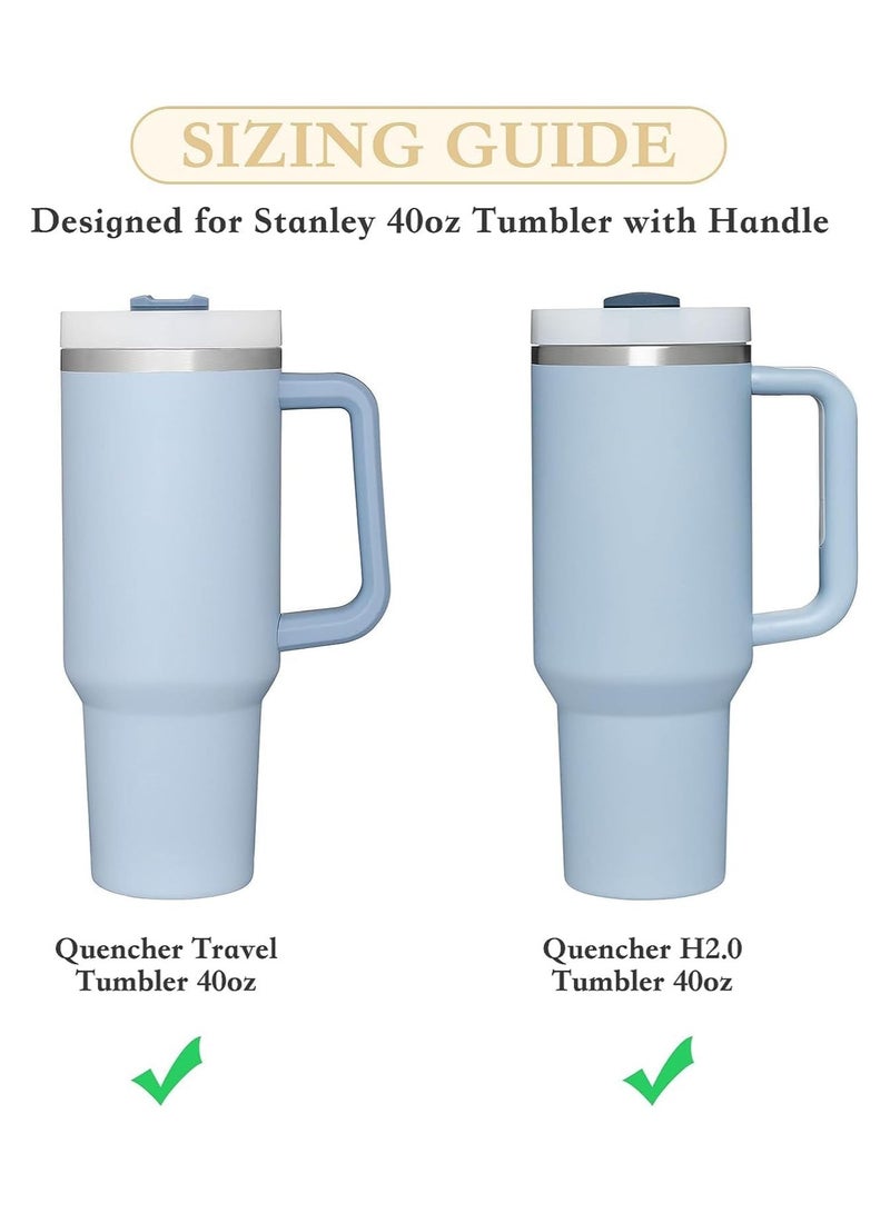 Snack Bowl for Stanley Lid Cup, Reusable Snack Ring Compatible with Stanley Quencher H2.0 40oz Tumbler with Handle, Cute Water Bottle Accessories - Image 2