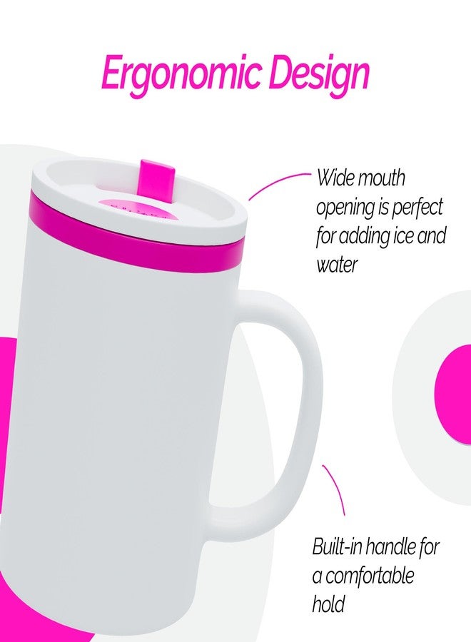 كوبكو كوب كوبكو أيكونيك المكتبي، سعة 16 أونصة، عبوة من قطعتين (وردي) - Image 5