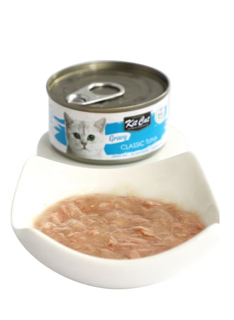 Kit Cat Cat Wet Food Classic Tuna Flavor in Gravy 70g Pack Of 6 - Image 3