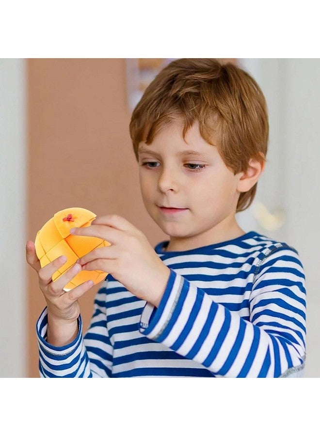 كيديتوس مكعب فواكه كيديتو البرتقالي السحري، لعبة ألغاز سريعة للأطفال، مناسبة لعمر 3 سنوات فما فوق - Image 5