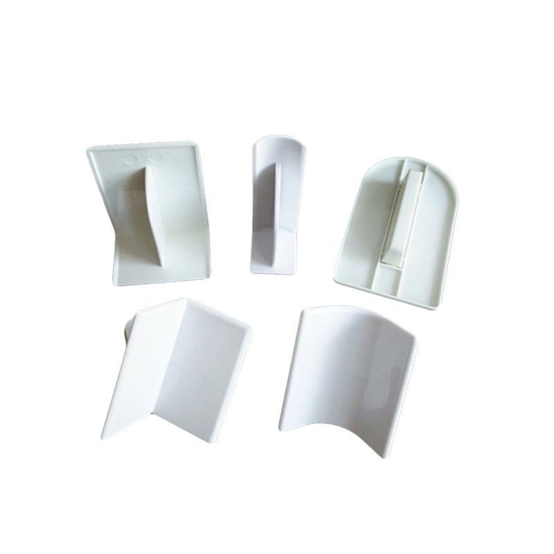 10 pcs DIY Cake Fondant Scraper Smoother Dessert Pastry Decorating Mold Cream Spatula Baking Tools (White) - Image 3