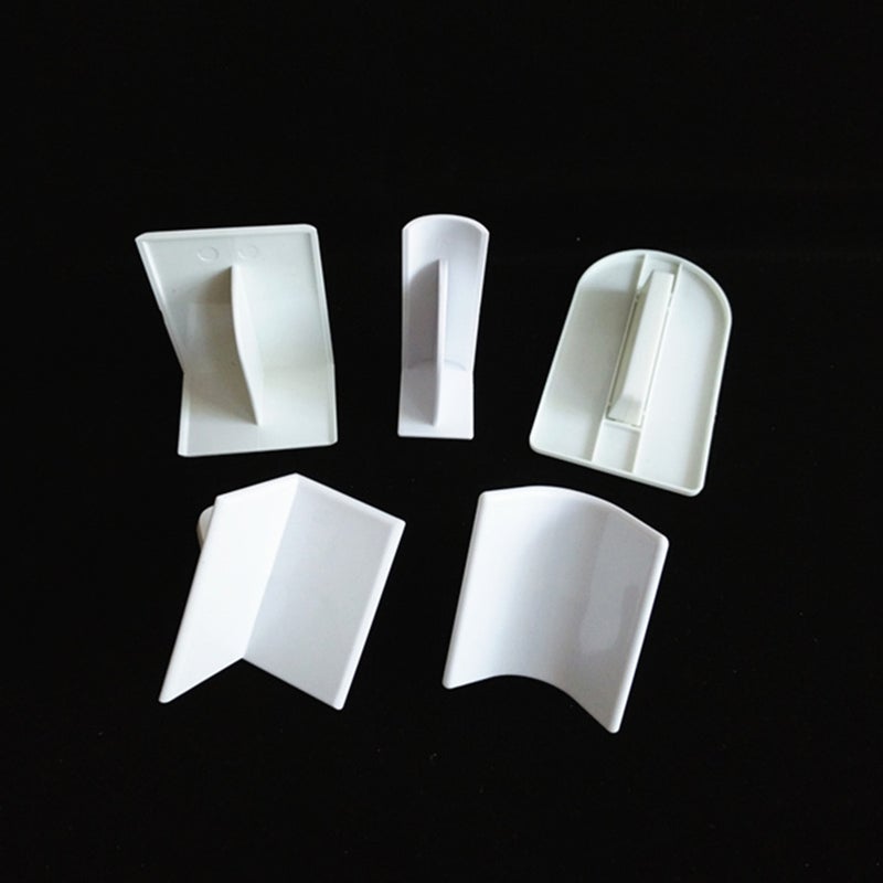 10 pcs DIY Cake Fondant Scraper Smoother Dessert Pastry Decorating Mold Cream Spatula Baking Tools (White) - Image 2
