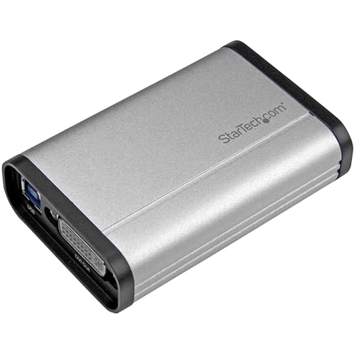 StarTech.com DVI Video Capture Card - 1080p 60fps Game Capture Card - Aluminum - Game Capture Card - HD PVR - USB Video Capture (USB32DVCAPRO) - Image 1