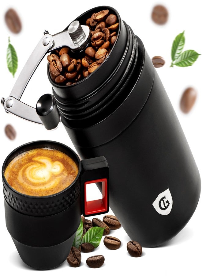 Granatan All-in-One Manual Burr Coffee Grinder Cup and Portable Brewing Kit, Stainless Steel Filter, Double-Wall Insulated Tumbler, Coffee Maker for Home, Travel, and Camping - Image 1