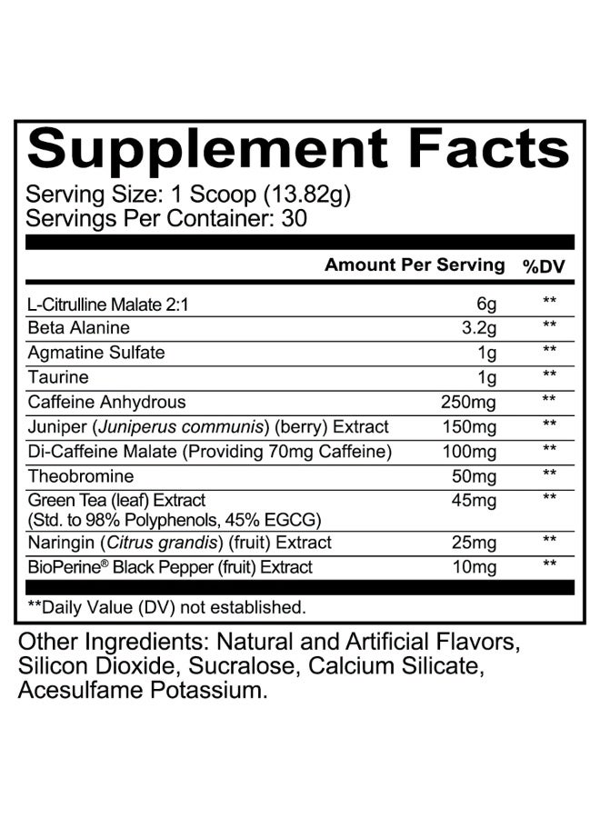 REDCON1 Total War Pre Workout -Blue Lemonade (30 Servings) - Image 3