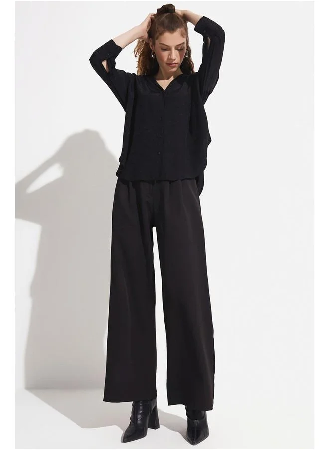 جون June Pleated Detailed Trousers