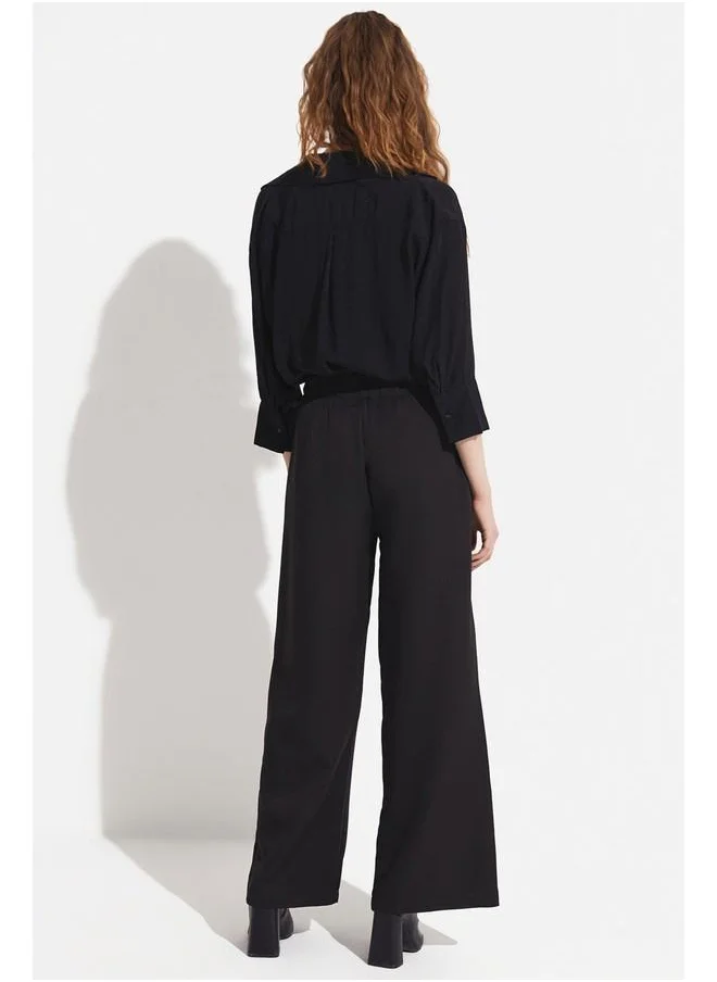 جون June Pleated Detailed Trousers