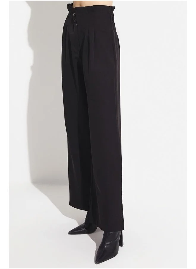 جون June Pleated Detailed Trousers
