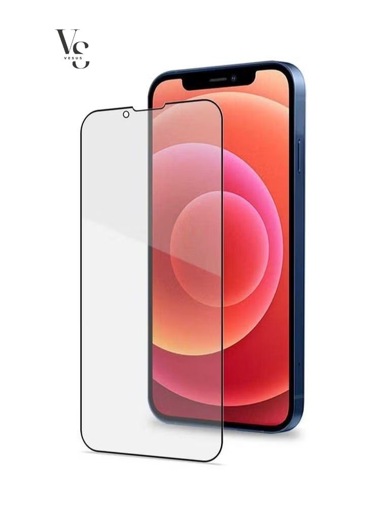 فيسوس واقي شاشة الخصوصية لهاتف iPhone 13/13 Pro 6D 9H زجاج مقوى أسود - Image 1