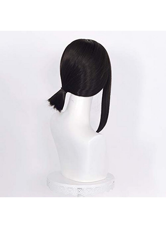 Probeauty Probeauty Black Wig for Women, Anime Costume Wig with Hairbins + Wig Cap  - Image 4
