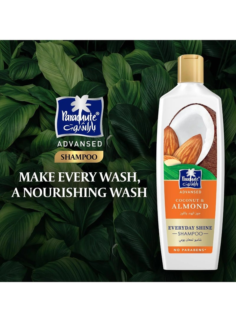 باراشوت شامبو لمعان يومى باللوز وجوز الهند 340 مل - Image 4