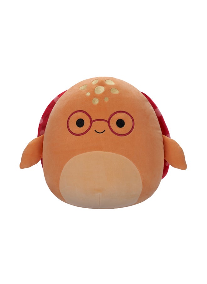 Squishmallows 14 inch Large Plush Orange Leatherback Turtle with Glasses  Officially Licensed Kellytoy Plush Toy Colorful Soft Gift for Kids Girls & Boys Washable Squishy Stuff Toy Multicolor All Age  - Image 1