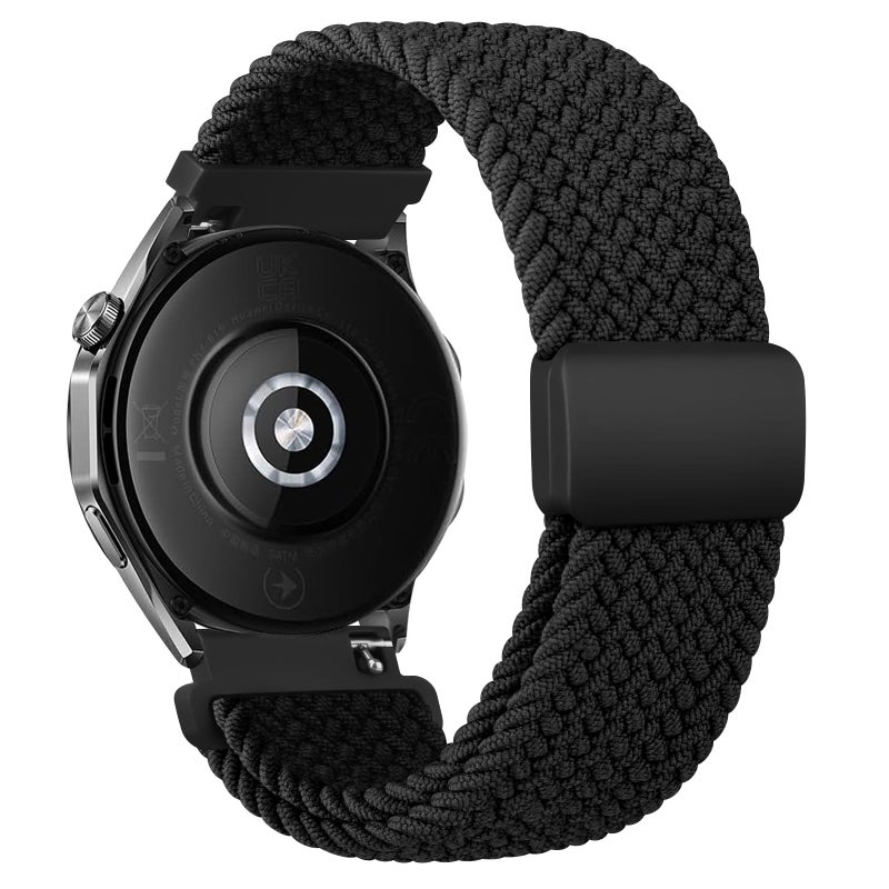 Stretchy Nylon Sport Band Compatible with Huawei GT4/GT3/GT2 Pro 46mm and Samsung Galaxy Watch 3 45mm, 22mm Adjustable Strap for Men & Women - Image 1