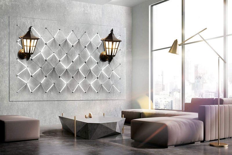 Homenique Modern Design Hurrycan Exterior Wall Light for Home Decor Black - Image 4