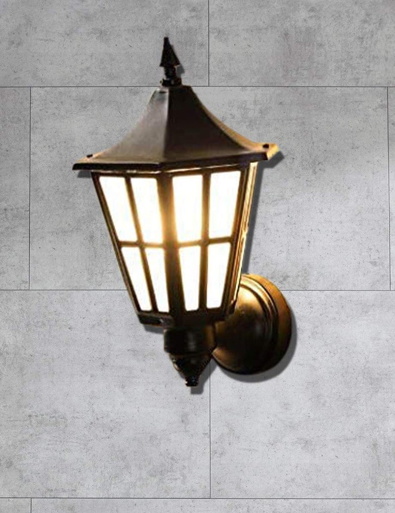 Homenique Modern Design Hurrycan Exterior Wall Light for Home Decor Black - Image 1