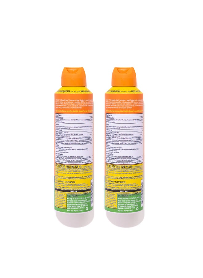 Bullfrog Mosquito Coast Sunscreen SPF50 Insect Repellant 55oz Continuous Spray 2pk - Image 4