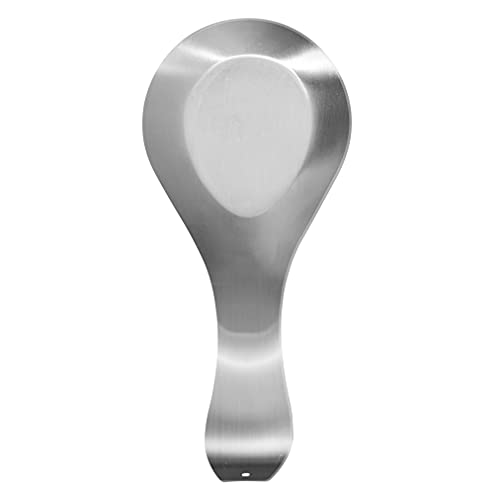 OGGI Stainless Steel Spoon Rest- Long Handle Holds Kitchen Utensils in Place, Great Spoon Rest for Counter, Stove Top, or Coffee Station; Kitchen Accessories, Utensil Rest, Stainless - Image 1