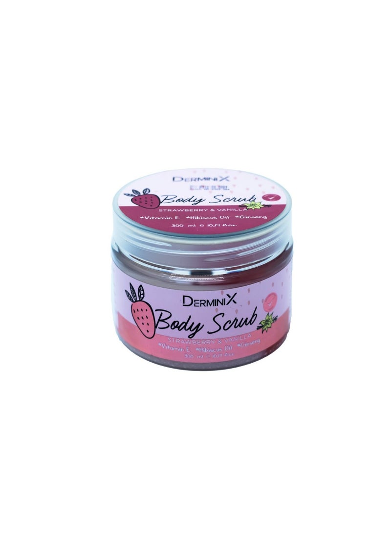 Derminix Body Scrub Strawberry 300ml