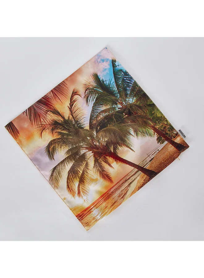 Home Box Sea Shore Printed Outdoor Cushion Cover 45 x 45 cm
