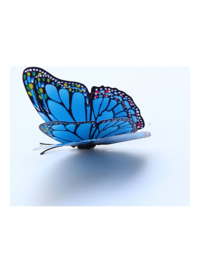 NIBEMINENT 12-Piece Outdoor Garden Butterfly Stakes Blue  - Image 5