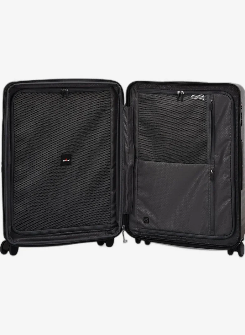 Echolac  Celestra 66 Cm Hardcase Expandable 4 Double Wheel Check-In Luggage Trolley - Black  | Best Price UAE