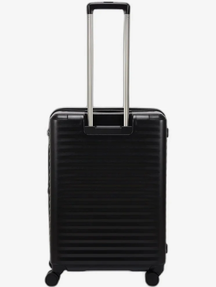 Echolac  Celestra 66 Cm Hardcase Expandable 4 Double Wheel Check-In Luggage Trolley - Black  | Best Price UAE