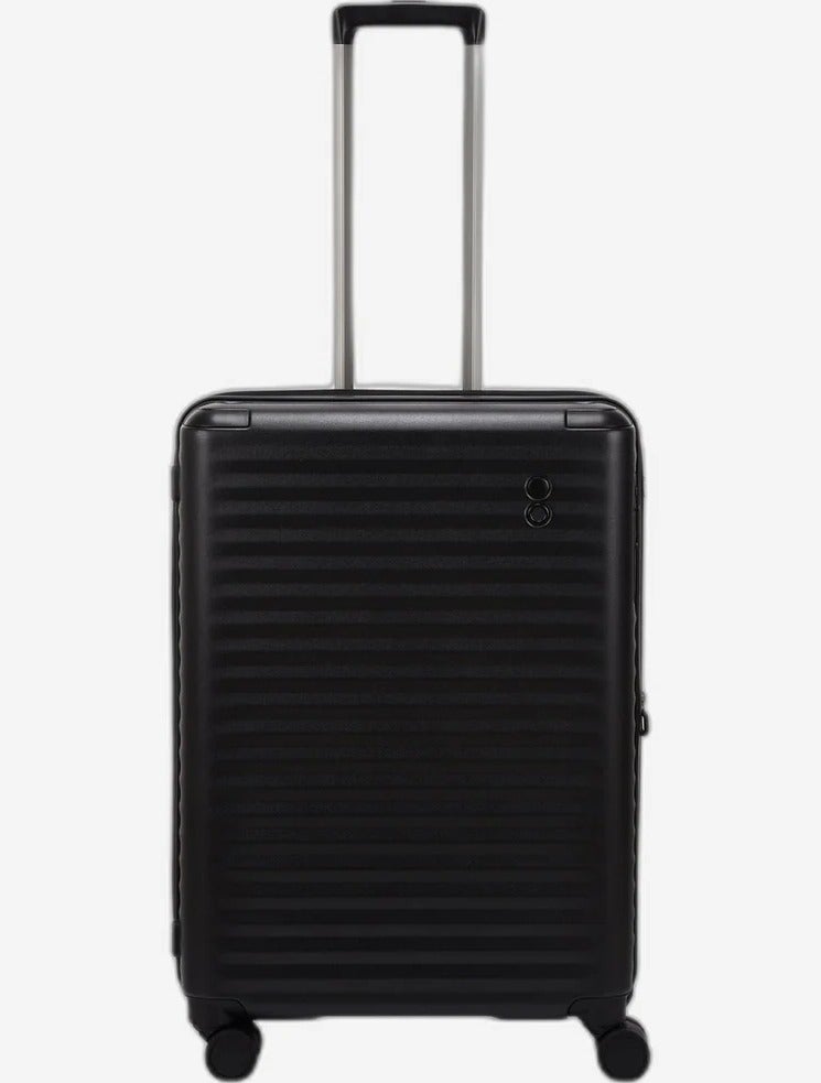 Echolac Celestra 66 Cm Hardcase Expandable 4 Double Wheel Check-In Luggage Trolley - Black - Image 1